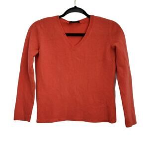 Ann Taylor Cashmere Coral Sweater Women's Medium